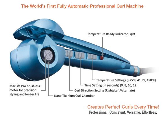 Babyliss Pro Nano Miracurl Steamtech Curl Machine
