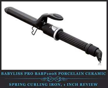 BaByliss Pro BABP100S Porcelain Ceramic Spring Curling Iron, 1 Inch Review BaByliss Pro BABP100S Porcelain Ceramic Spring Curling Iron, 1 Inch Review