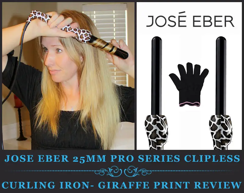 Jose Eber 25mm Pro Series Clipless Curling Iron Review Pros