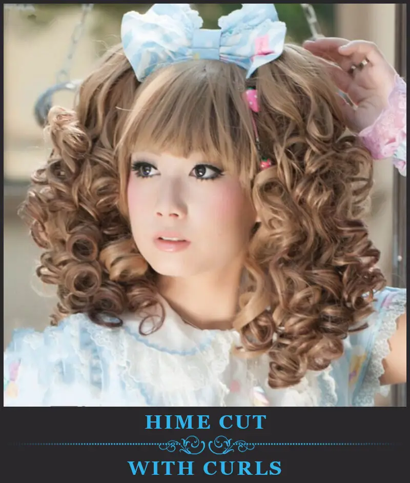 Featured Image Of Hime Cut With Curls