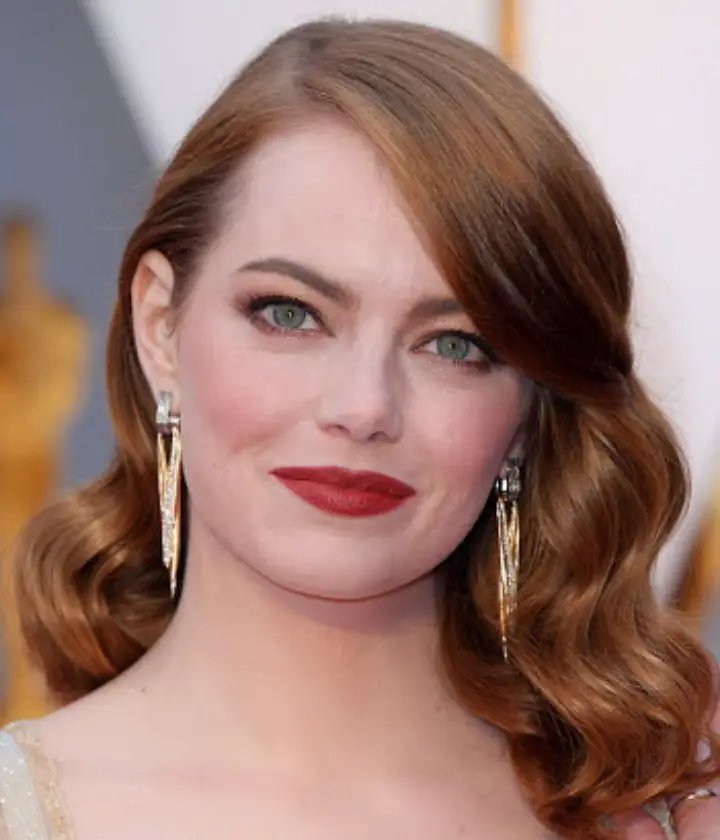 Emma Stone on the Red Carpet of Oscars
