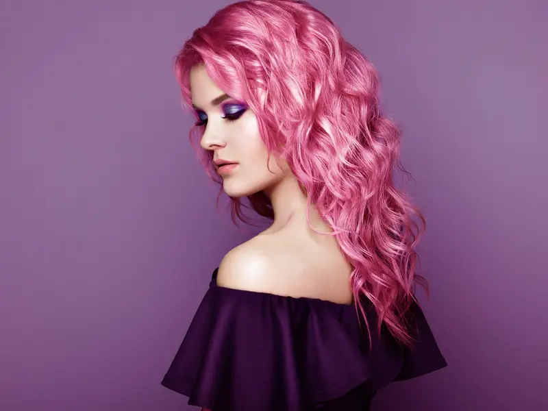 Pink curls with Xtava